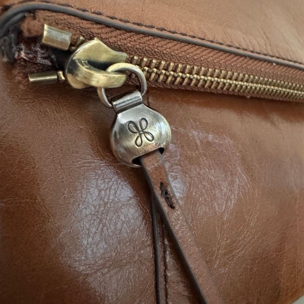 Hobo Sparrow crossbody bag brown leather - Picture 8 of 9